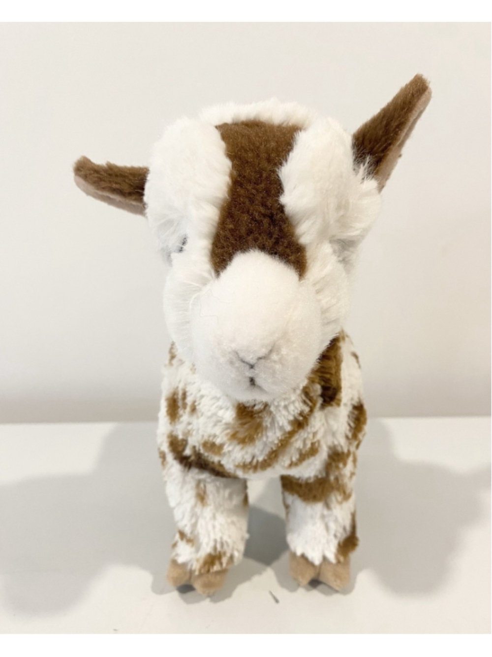 Douglas Cuddle Toys Gerti Goat #1842 9” Brown White Spotted Plush Stuffed Animal